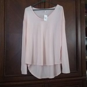 NWT beautiful peach blouse